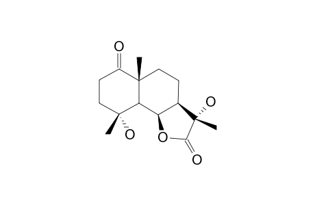 4-ALPHA,11-ALPHA-DIHYDROXY-1-OXOEUDESMAN-6-BETA,12-OLIDE