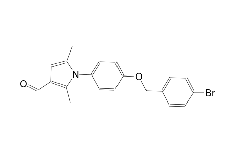 1-{4-[(4-bromobenzyl)oxy]phenyl}-2,5-dimethyl-1H-pyrrole-3-carbaldehyde