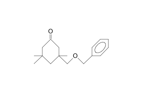 3-Benzyloxymethyl-3,5,5-trimethyl-cyclohexan-1-one