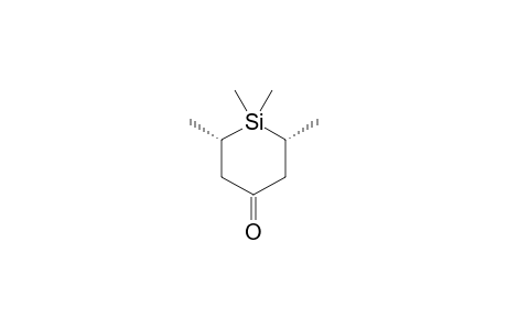 CIS-1,1,2,6-TETRAMETHYL-1-SILACYCLOHEXAN-4-ONE