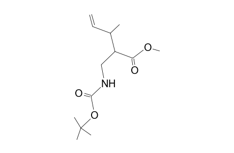 (2SR,3SR)-Methyl 2-(tert-butoxycarbonylaminoethyl)-3-methylpent-4-enoate