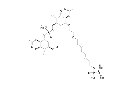 #2;2-[2-[2-[2-(PHOSPHONATO)-ETHOXY]-ETHOXY]-ETHYL-6-O-(2-ACETAMIDO-2-DEOXY-5A-CARBA-ALPHA-D-MANNOPYRANOSYL-PHOSPHONATO)-2-ACETAMIDO-2-DEOXY-5A-CARBA-ALPHA-D-MA