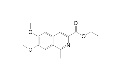 3-Ethoxycarbonyl-6,7-dimethoxy-21-methylisoquinoline