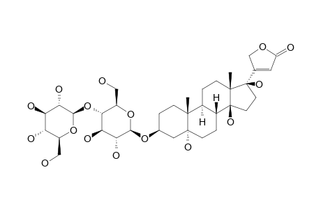 3-BETA-[(O-BETA-D-GLUCOPYRANOSYL-(1->4)-O-BETA-D-GLUCOPYRANOSYL)-OXY]-5-ALPHA,14-BETA,17-BETA-TRIHYDROXY-CARD-20(22)-ENOLIDE