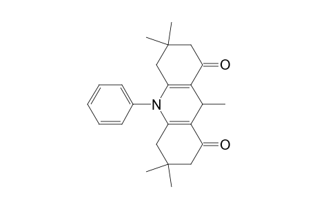 3,3,6,6,9-pentamethyl-10-phenyl-4,5,7,9-tetrahydro-2H-acridine-1,8-dione