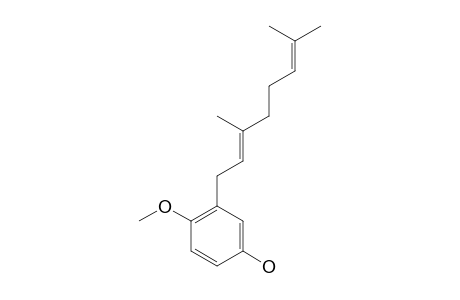 1-METHOXY-4-HYDROXY-2-(3',7'-DIEMTHYL)-(2E'),6'-OCTADIENYLBENZENE