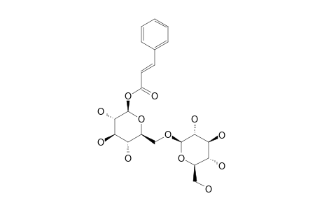 1-O-TRANS-CINNAMOYL-BETA-D-GLUCOPYRANOSYL-(1->6)-BETA-D-GLUCOPYRANOSE