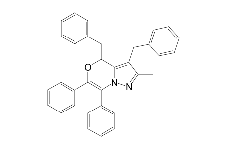 3,4-bis(benzyl)-2-methyl-6,7-di(phenyl)-4H-pyrazolo[5,1-c][1,4]oxazine