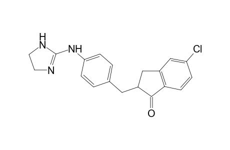 2-[4-(4,5-Dihydro-1H-imidazol-2-ylamino)benzyl]-5-chloro-2,3-dihydro-1H-inden-1-one