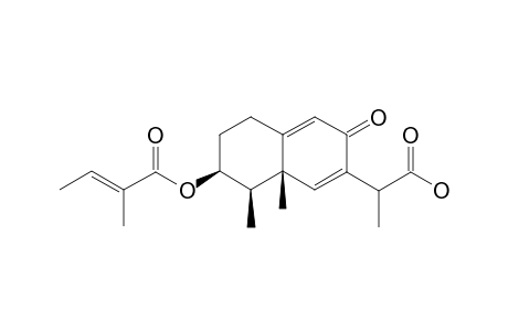 3-BETA-ANGELOYLOXY-8-OXO-EREMOPHILA-6,9-DIEN-12-OIC-ACID