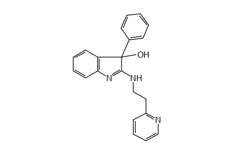 3-PHENYL-2-{[2-(2-PYRIDYL)ETHYL]AMINO}-3H-INDOL-3-OL