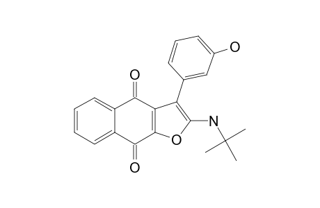 2-[(TERT.-BUTYL)-AMINO)-3-(3-HYDROXYPHENYL)-NAPHTHO-[2,3-B]-FURAN-4,9-DIONE