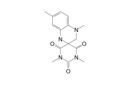 1,2,3,4-TETRAHYDRO-4,7-DIMETHYLQUINOXALINE-2-SPIRO-5'-(HEXAHYDRO-1',3'-DIMETHYL-2',4',6'-TRIOXOPYRIMIDINE)