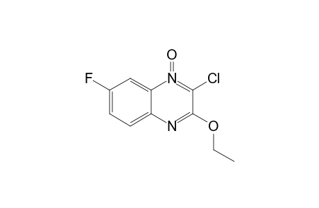 2-Chloro-3-ethoxy-7-fluoroquinoxaline 1-Oxide