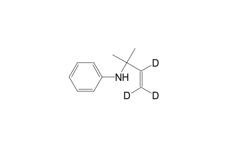 N-(2',3',3'-Trideutero-1',1'-dimethylallyl)aniline