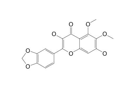 3,7-DIHYDROXY-5,6-DIMETHOXY-3',4'-METHYLENEDIOXY-FLAVONE