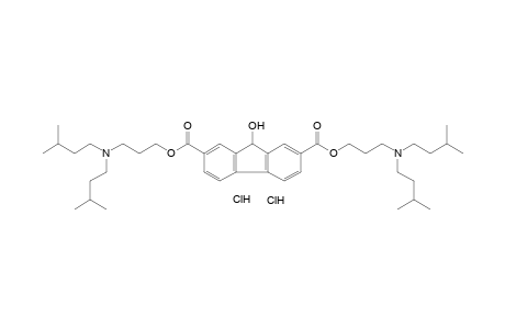 9-HYDROXYFLUORENE-2,7-DICARBOXYLIC ACID, BIS[3-(DIISOPENTYLAMINO)PROPYL] ESTER, DIHYDROCHLORIDE