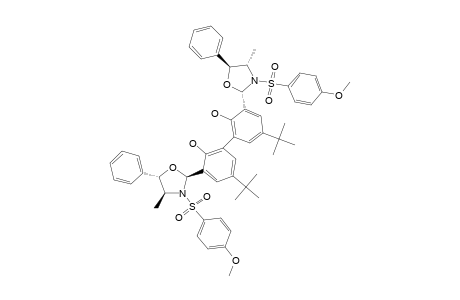 5,5'-DI-TERT.-BUTYL-3,3'-BIS-[(2S,4S,5S)-3-(4-METHOXYBENZENESULFONYL)-4-METHYL-5-PHENYL-1,3-OXAZOLIDINYL]-BIPHENYL-2,2'-DIOL