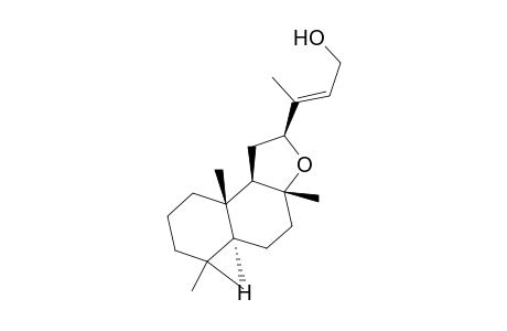 (E)-3-[(2S,3aR,5aS,9aS,9bR)-3a,6,6,9a-tetramethyl-2,4,5,5a,7,8,9,9b-octahydro-1H-benzo[e]benzofuran-2-yl]-2-buten-1-ol