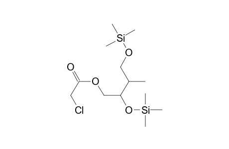 .alpha.Chloroacetic acid 2-(2,2-dimethyl-1-oxa-2-silapropyl)-3,6,6-trimethyl-5-oxa-6-silaheptyl ester