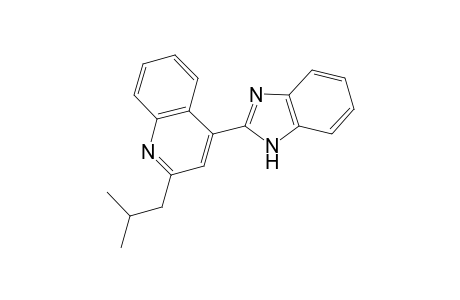 4-(1H-benzimidazol-2-yl)-2-(2-methylpropyl)quinoline