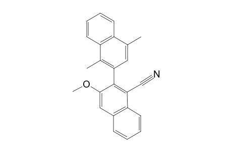 (-)-(S)-3-METHOXY-1',4'-DIMETHYL-2,2'-BINAPHTHALENE-1-CARBONITRILE