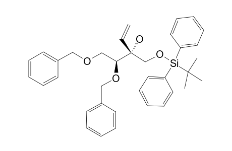 (2R,3S)-1-O-TERT.-BUTYLDIPHENYLSILYL-3,4-DI-O-BENZYL-2-VINYLBUTANE-1,2,3,4-TETRAOL