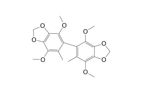 2,2',5,5'-TETRAMETHOXY-3,4,3',4'-BI-METHYLENEDIOXY-6,6'-DIMETHYLBIPHENYL