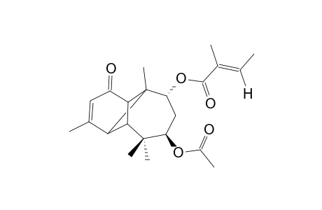 LONGIPIN-2-ENE-7-BETA,9-ALPHA-DIOL-1-ONE-7-BETA-ACETATE-9-ALPHA-TIGLATE