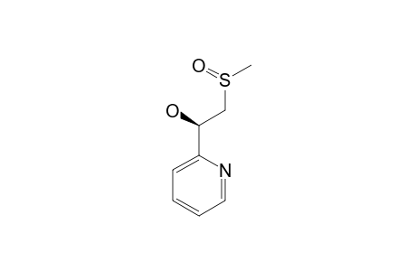 1-(2-PYRIDYL)-2-(METHYLSULFINYL)-ETHANOL;ISOMER-#2