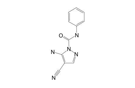 5-AMINO-4-CYANO-N-PHENYL-1-PYRAZOLE-CARBOXAMIDE