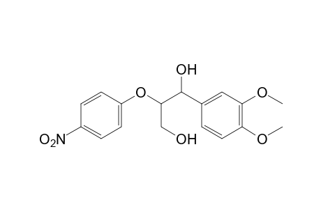 1-(3,4-dimethoxyphenyl)-2-(p-nitrophenoxy)-1,3-propanediol