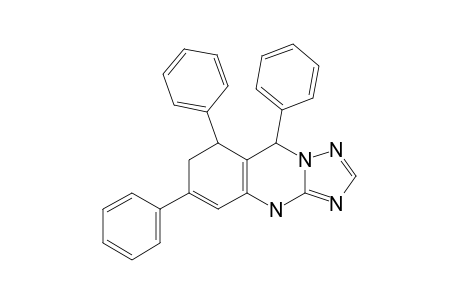 4,7,8,9-TETRAHYDRO-6,8,9-TRIPHENYL-1,2,4-TRIAZOLO-[5,1-B]-QUINAZOLINE