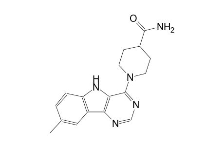 1-(8-methyl-5H-pyrimido[5,4-b]indol-4-yl)-4-piperidinecarboxamide