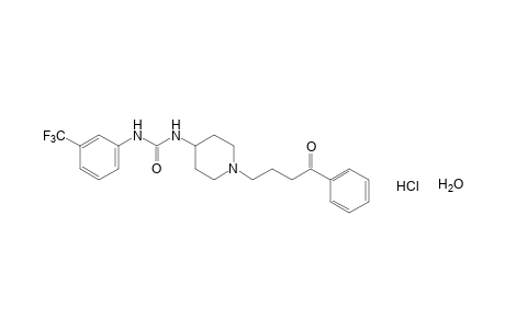 1-[1-(3-BENZOYLPROPYL)-4-PIPERIDYL]-3-(alpha,alpha,alpha-TRIFLUORO-m-TOLYL)UREA, MONOHYDROCHLORIDE, MONOHYDRATE