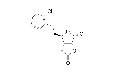 (1R,5R,6R,8S)-6-[2-(2-CHLOROPHENYL)-ETHYL]-8-HYDROXY-2,7-DIOXA-BICYCLO-[3.3.0]-OCTAN-3-ONE