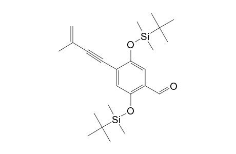 2,5-bis[[tert-butyl(dimethyl)silyl]oxy]-4-(3-methylbut-3-en-1-ynyl)benzaldehyde