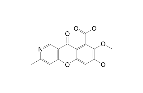 7-HYDROXY-8-METHOXY-3-METHYL-10-OXO-10-H-CHROMENO-[3.2-C]-PYRIDINE-9-CARBOXYLIC_ACID