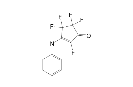 3-(PHENYLAMINO)-PENTAFLUOROCYCLOPENT-2-EN-1-ONE