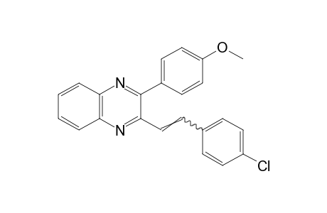 2-(p-chlorostyryl)-3-(p-methoxyphenyl)quinoxaline