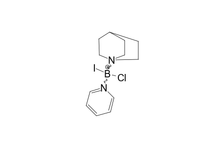 PYRIDINE-QUINUCLIDINE-CHLORO-IODO-BORON-CATION