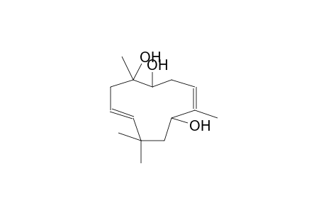 4,9-CYCLOUNDECADIENE-1,2,6,-TRIOL, 1,5,8,8-TETRAMETHYL-