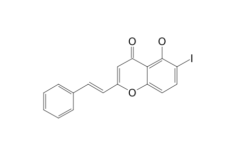 5-HYDROXY-6-IODO-2-STYRYLCHROMONE