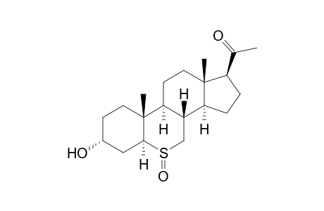 1-[(1S,3aS,3bS,5aS,7R,9aR,9bS,11aS)-7-hydroxy-5-keto-9a,11a-dimethyl-1,2,3,3a,3b,4,5a,6,7,8,9,9b,10,11-tetradecahydroindeno[4,5-c]thiochromen-1-yl]ethanone