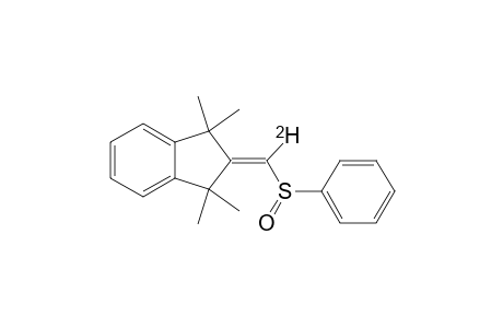 2-(PHENYLSULFOXYMETHYLIDENE)-1,1,3,3-TETRAMETHYL-INDANE;MONODEUTERATED