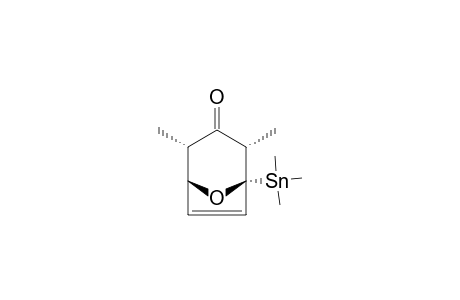 2,4-DIMETHYL-1-TRIMETHYLSTANYL-8-OXABICYCLO-[3.2.1]-OCT-6-EN-3-ONE