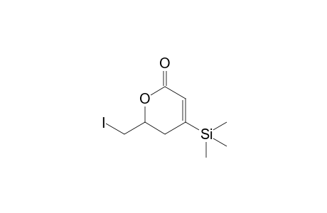 6-(Iodomethyl)-4-trimethylsilyl-5,6-dihydro-2H-pyran-2-one