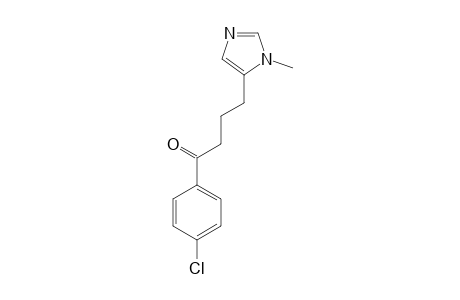 1-(4-CHLOROPHENYL)-3-(1-METHYL-5-IMIDAZOLYL)-1-BUTANONE