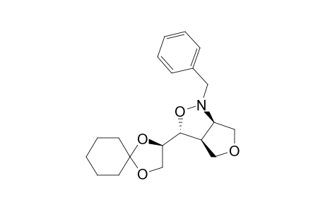 [3S,3AR,6AS(R)]-3-(1,4-DIOXASPIRO-[4.5]-DEC-2-YL)-TETRAHYDRO-1-(PHENYLMETHYL)-1H-FURO-[3,4-C]-ISOXAZOLE