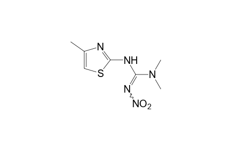 1,1-dimethyl-3-(4-methyl-2-thiazolyl)-2-nitroguanidine